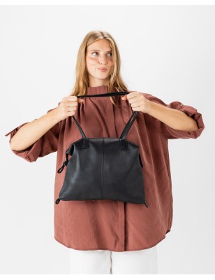 Leather shoulder bag BIBA Hooper