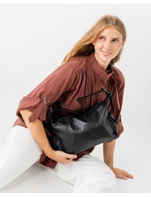 Leather shoulder bag BIBA Imlay