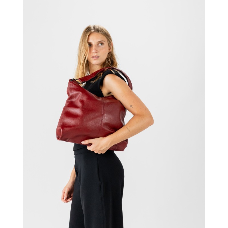 Leather shoulder bag BIBA Jackpot