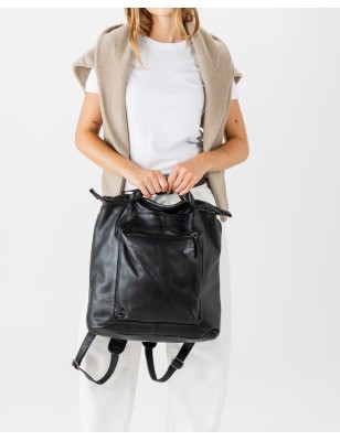 Leather backpack BIBA Jordan