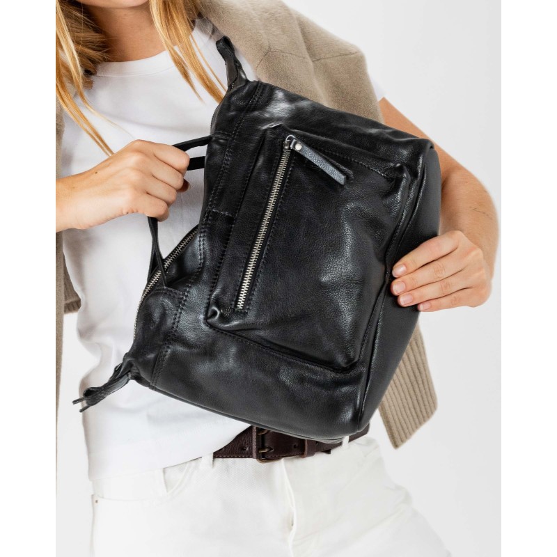 Leather handbag BIBA Jordan