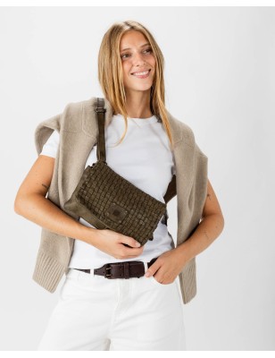 Bandolera BIBA Kansas Solapa de piel