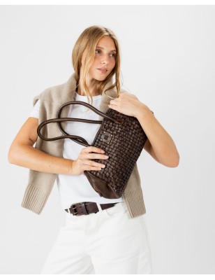 Leather shoulder bag BIBA Kansas
