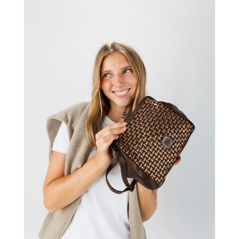 Leather cross bag BIBA Kansas Blink