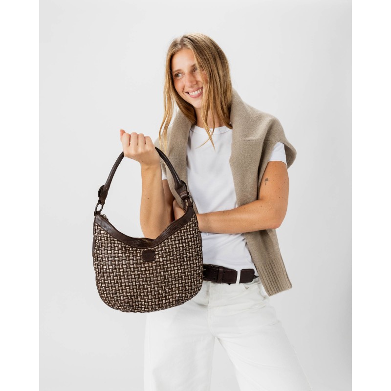 Bolso de hombro BIBA Kansas Blink de piel