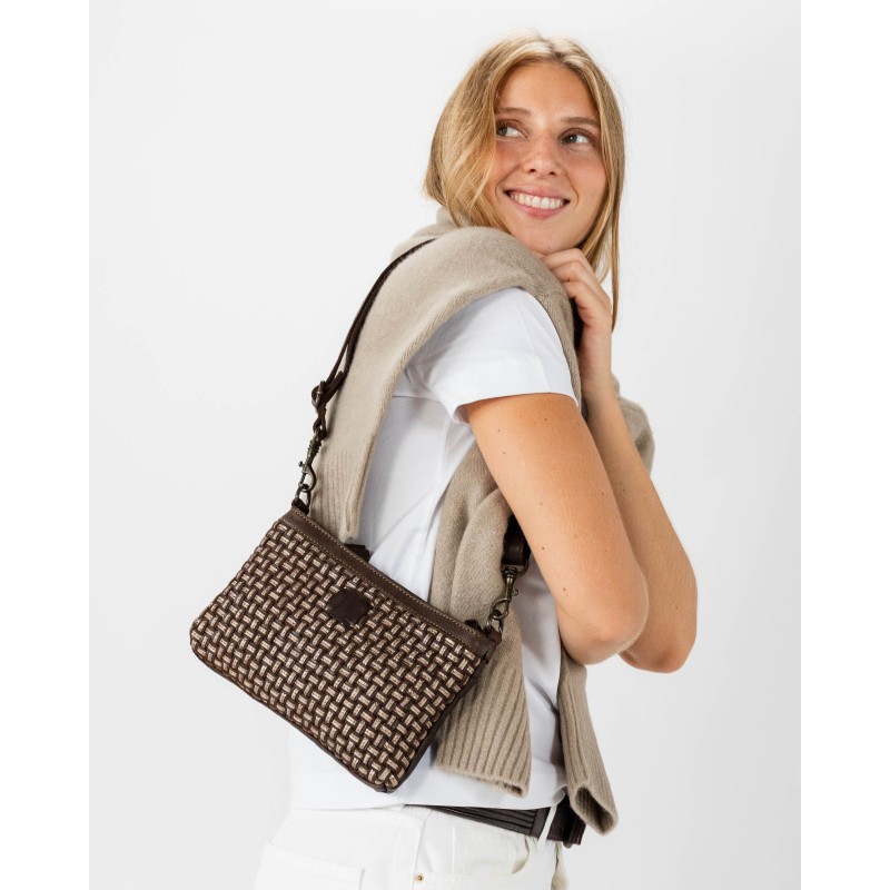 Bandolera BIBA Kansas Blink de pell