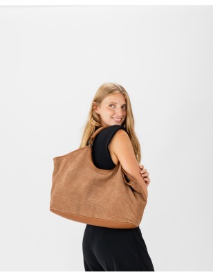 Leather shoulder bag BIBA Latah