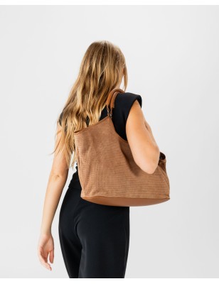 Leather shoulder bag BIBA Latah
