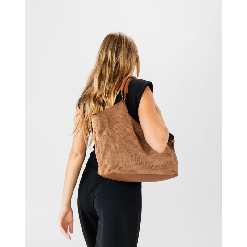 Leather shoulder bag BIBA Latah