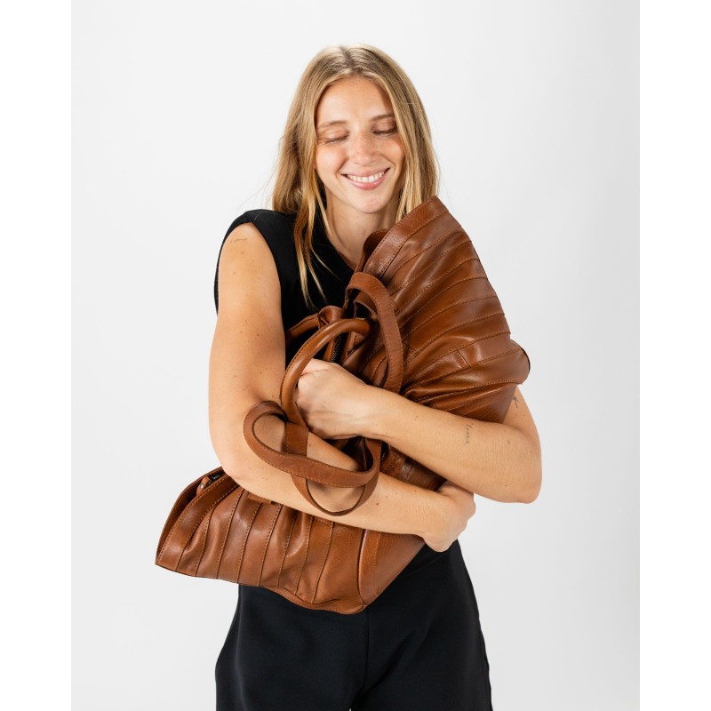 Bolso de hombro de piel Lewisburg Bricks Cuero | BIBA Shops