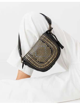 Lovington Leather Crossbody Bag with Stud Details | BIBA