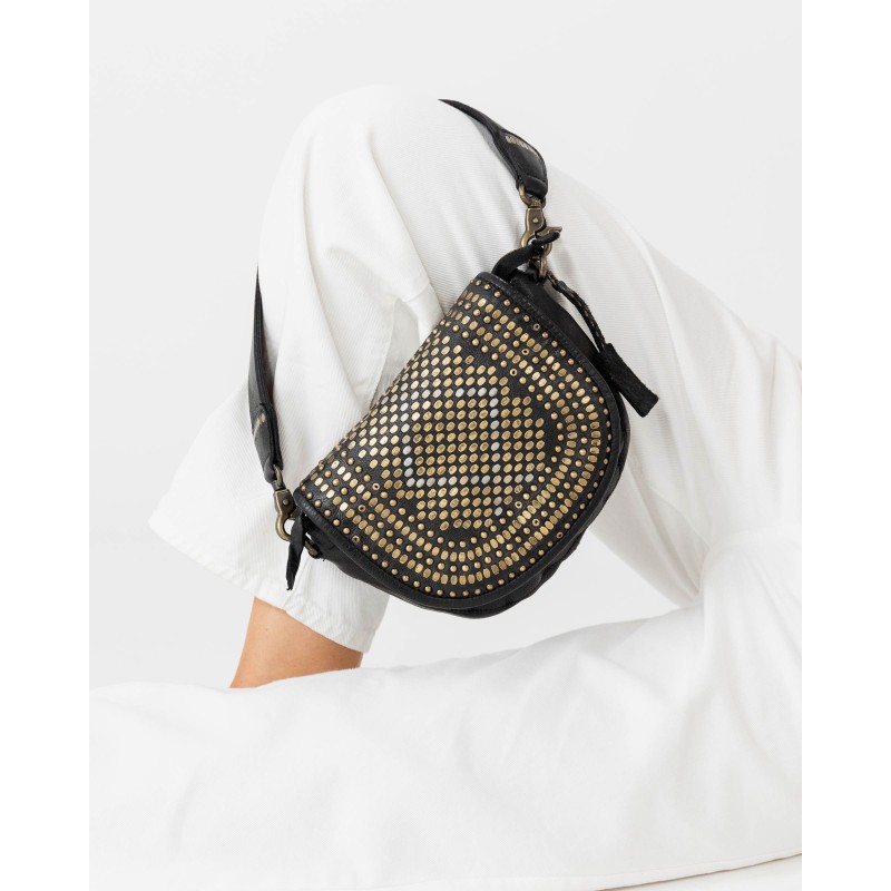 Lovington Leather Crossbody Bag with Stud Details | BIBA