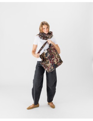 Bolso de hombro BIBA pintado a mano