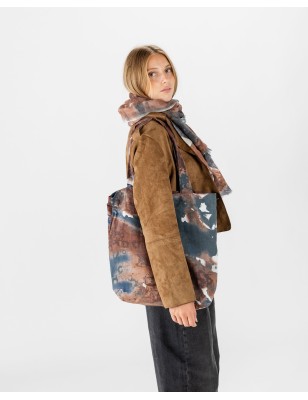 Shoulder bag BIBA hand-painted
