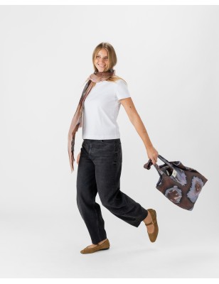 Shoulder bag BIBA hand-painted