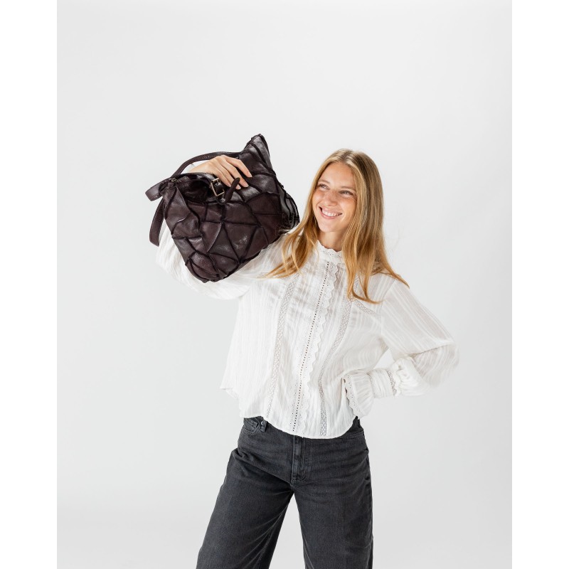Bolso de hombro BIBA Nags de piel