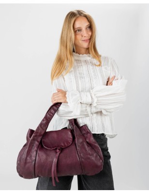 Leather shoulder bag BIBA Oxford