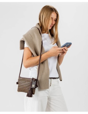 Leather cross bag BIBA Perkins