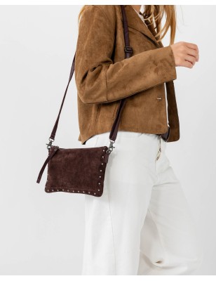 Leather cross bag BIBA Perry