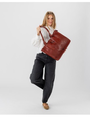 Bolso de hombro BIBA Rushville de piel