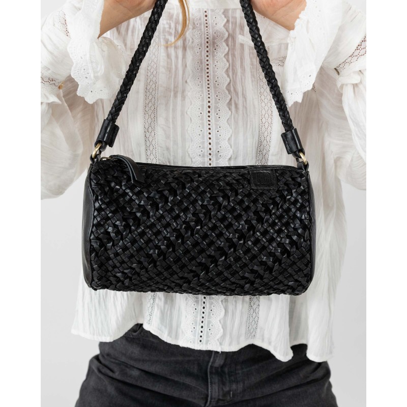 Leather shoulder bag BIBA Selma