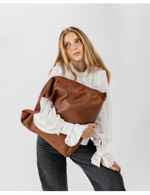 Bolso de hombro BIBA Stockton de piel