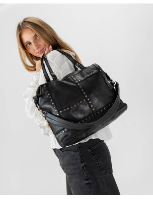 Leather shoulder bag BIBA Stowe