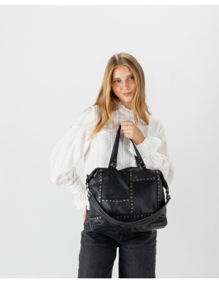 Leather shoulder bag BIBA Stowe