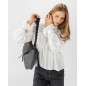 Leather shoulder bag BIBA Valmy