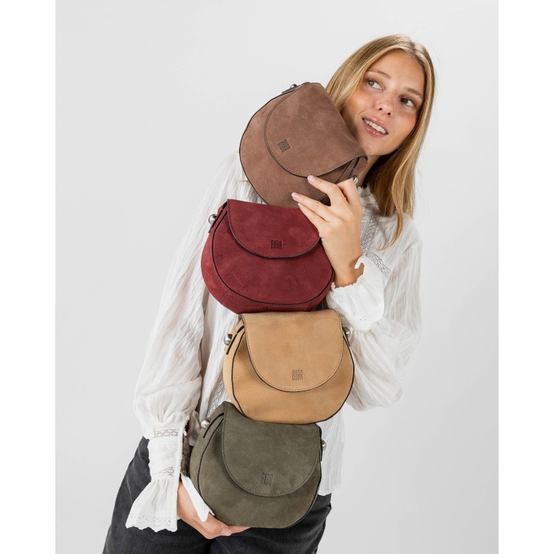 Leather shoulder bag BIBA Verkin