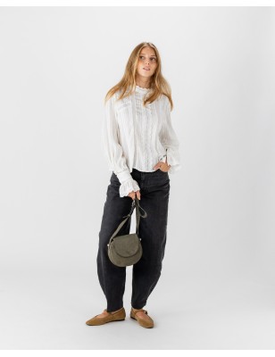 Leather shoulder bag BIBA Verkin