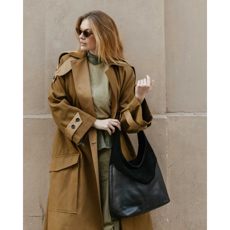 Leather shoulder bag BIBA Ethel