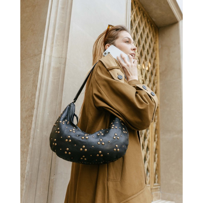 Bolso de hombro BIBA Hill de piel