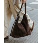 Leather shoulder bag BIBA Leff
