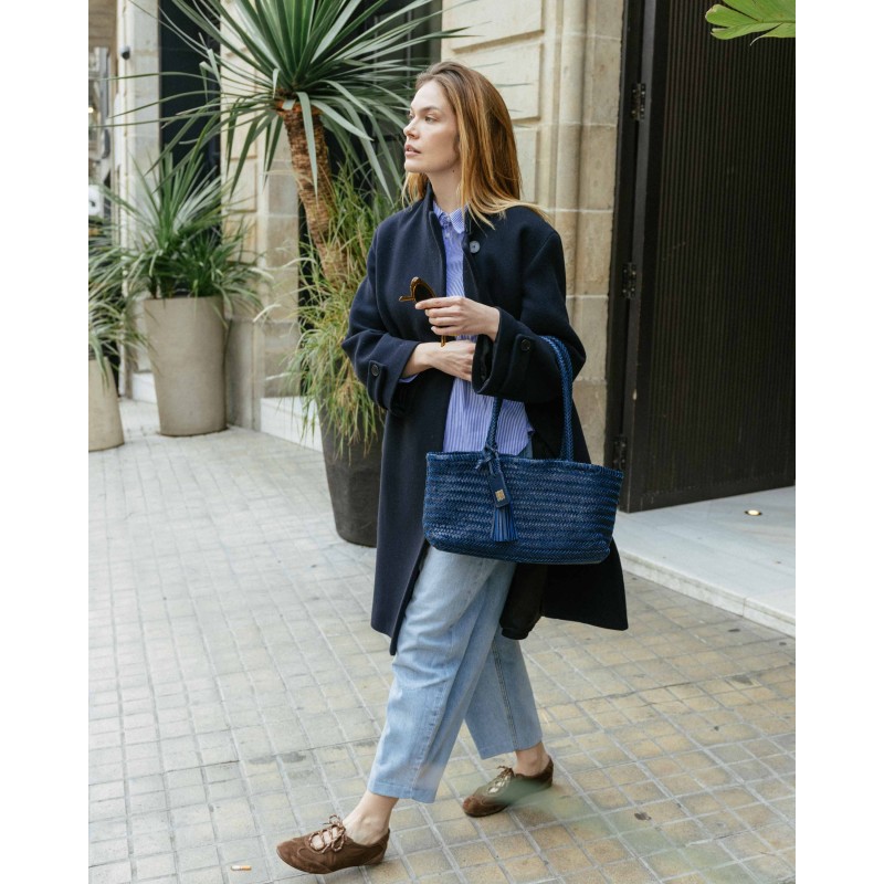 Bolso de hombro BIBA Perkins Baguette de piel
