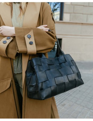 Leather shoulder bag BIBA Wann