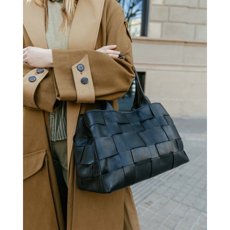 Leather shoulder bag BIBA Wann