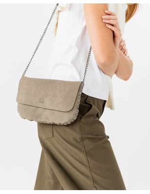 Bolso de hombro BIBA Wild Orange de piel
