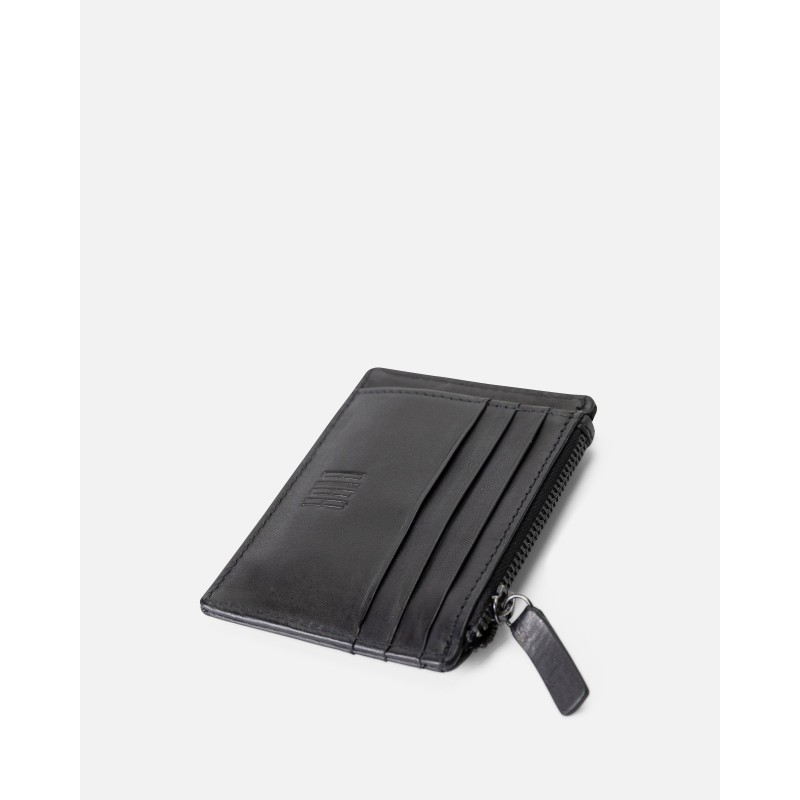 Leather wallet Howell Black | BIBA Shops