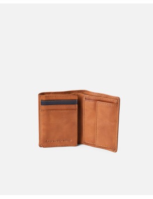 Billetero de piel Michigan Marron Oscuro | BIBA Shops