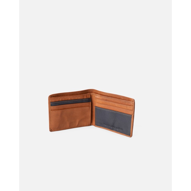 Leather wallet Michigan Dark Brown | BIBA Shops
