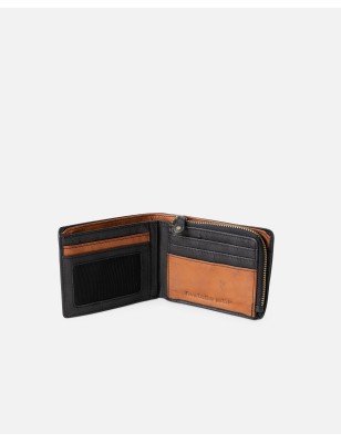 Leather wallet Michigan Dark Brown | BIBA Shops