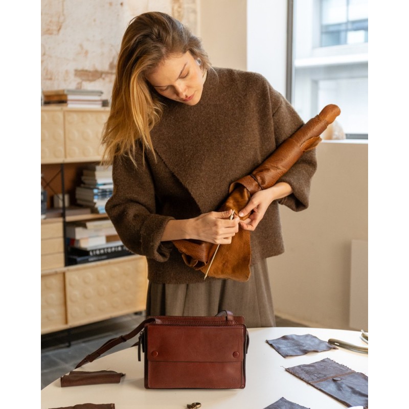 Leather cross bag BIBA Murray