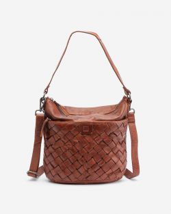 Leather shoulder bag BIBA...