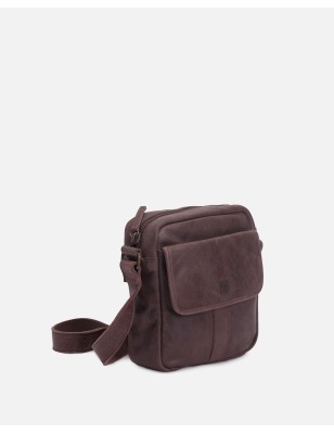 Bolso bandolera Springfield de piel natural para hombre|BIBA