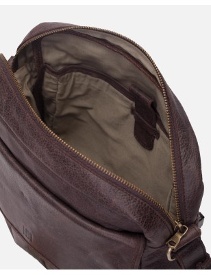 Bolso bandolera Springfield de piel natural para hombre|BIBA