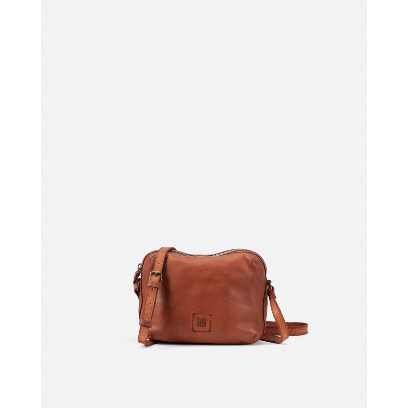 Bandolera de piel Boston Negro | BIBA Shops