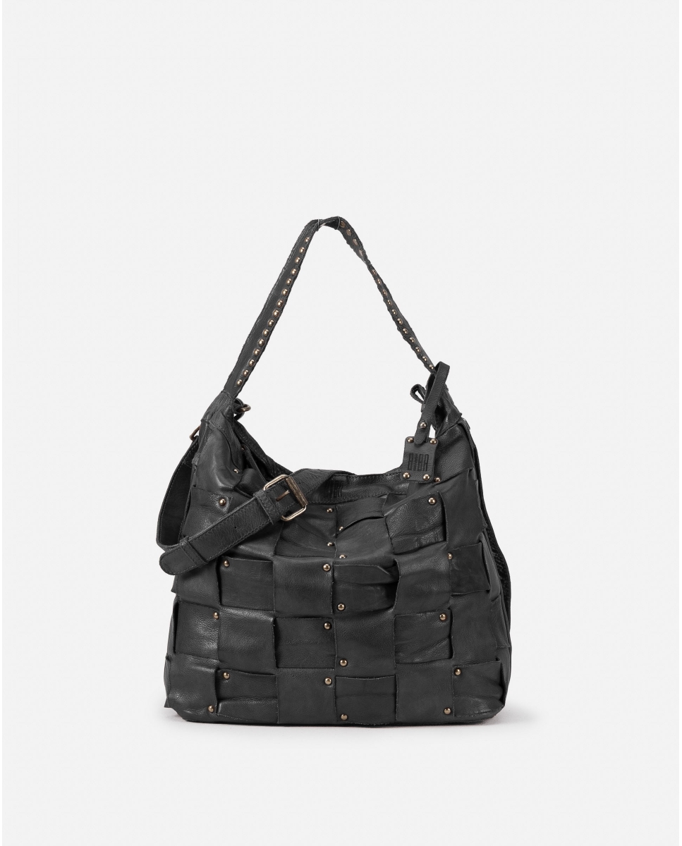 Leather shoulder bag BIBA Troy