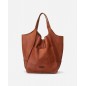 Leather shoulder bag BIBA Homer