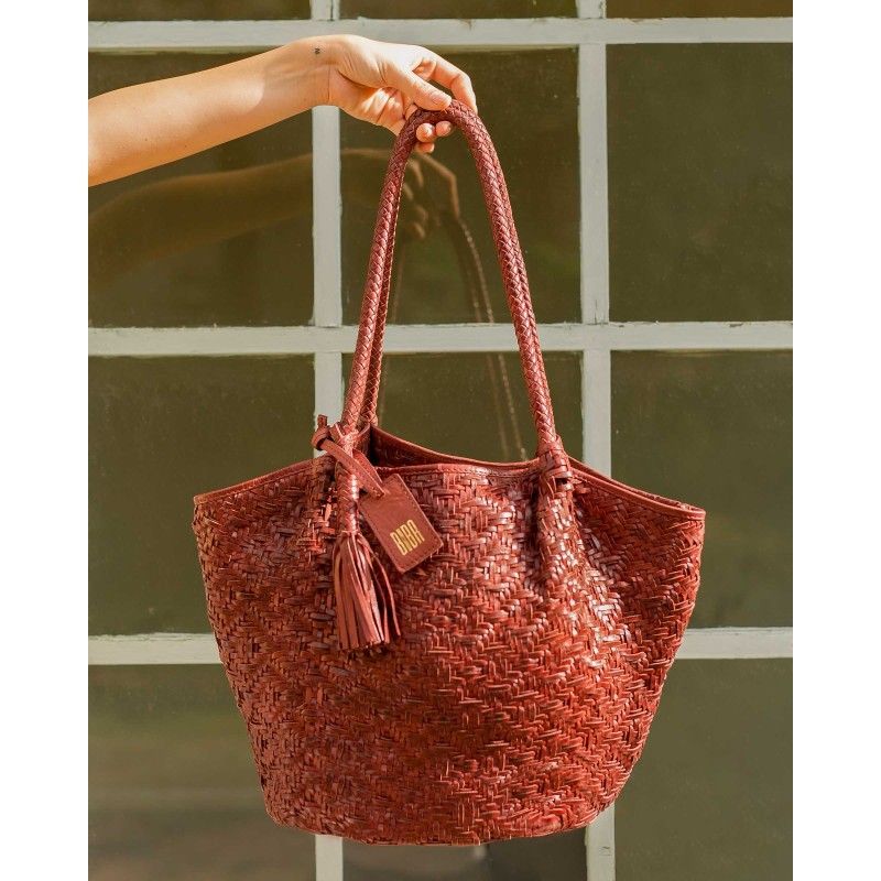 Leather shoulder bag BIBA Alloway